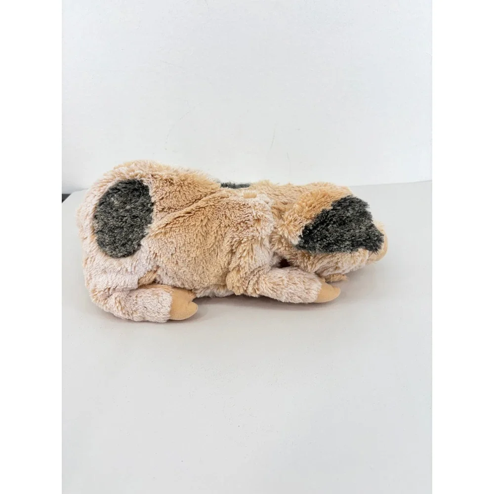 Folkmanis Grunting Pig Hand Puppet Spotted Tan Black Plush 2991 Sound Maker